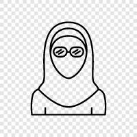 Muslim, Muslim Girl, Muslim Women, Muslim Girls icon svg