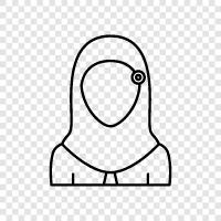 Muslim Girl, Muslim Women, Muslim Womanhood, Muslim Women’s icon svg