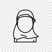 Muslim Girl, Muslim Women, Muslim Girls, Muslim Women Fashion icon svg