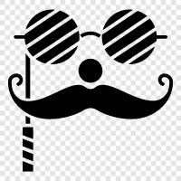 mustache, beard, mustaches, mustache accessories icon svg