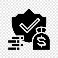 mutual funds, stocks, bonds, retirement funds icon svg