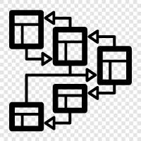 MVDBs, data models, conceptual models, objectrelational mapping icon svg