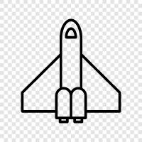 NASA, space, astronomy, space shuttle icon svg