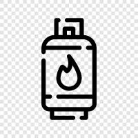 natural gas, propane, butane, gasoline icon svg