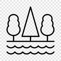 nature, outdoor, recreation, picnicking icon svg