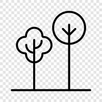 nature, green, trees, wildlife icon svg