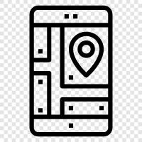 navigation app, navigation app for iphone, navigation app for android, navigation apps icon svg