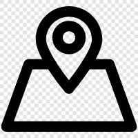 navigation, location, tracking, satellite Значок svg