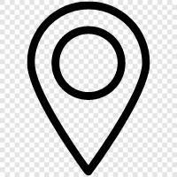 navigation, tracking, locator, mapping icon svg