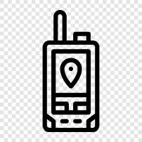 navigation, mapping, location, tracking icon svg