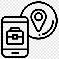Navigation, Location, Tracking, Satellite icon svg