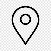 navigation, maps, directions, tracking icon svg