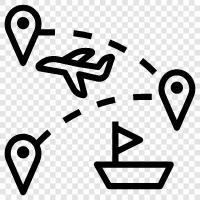 navigation, location, mapping, tracking icon svg