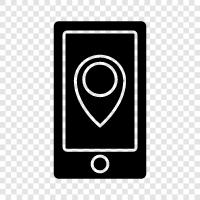 navigation, location, tracks, map icon svg