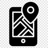 navigational, tracking, location, mapping icon svg