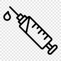 Injektionsnadel, intravenös, Heroin, Morphin symbol