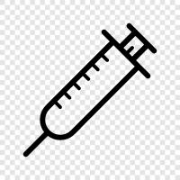 needle, injection, medication, health icon svg