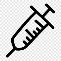 needle, syringe, shot, heroin icon svg