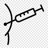 needle, syringe, shot, morphine icon svg