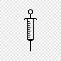 needle, injection, medical, health icon svg