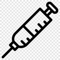 needle, shot, intravenous, injection icon svg