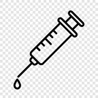 needle, injection, medication, health icon svg