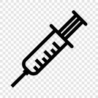 Needle, Injection, Medical, Health icon svg