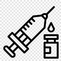 Needle, Syringe Pump, Injection, Medical icon svg