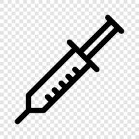 Needle, Injection, Medical, Treatment icon svg