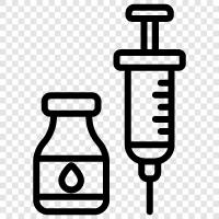 Needle, Injection, Medical, Infusion icon svg