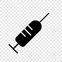 needle, medical, health, injection icon svg