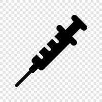 Needle, Injection, Medical, Health icon svg