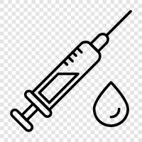 Needle, Insulin, Diabetes, Treatment icon svg