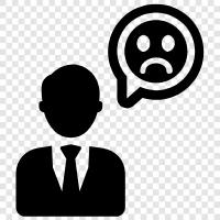 negative feedback, bad review, complaint, negative review icon svg