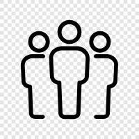 neighborhood, friends, family, support icon svg