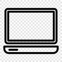 netbook, gaming laptop, ultrabook, convertible laptop icon svg