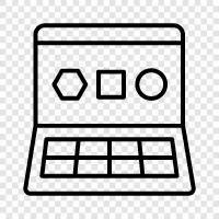 Netbook, Tablet, Computer, Laptop icon svg