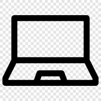 netbook, laptop, notebook, tablet icon svg