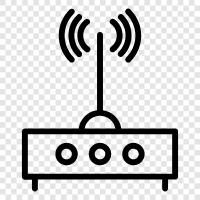 Netzwerk, Internet, Wireless, Sicherheit symbol