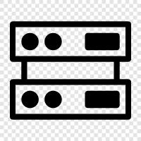 Netzwerk, Daten, Speicher, Computer symbol