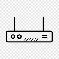 Netzwerk, Konfiguration, Schnittstelle, Firewall symbol