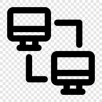 network, LAN, wired, WiFi icon svg