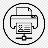 network printing, network printing service, shared printer, local printer icon svg