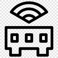 Network, Connections, Wireless, Security icon svg