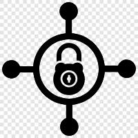 Netzwerksicherheit, Netzwerksicherheitslösungen, Netzwerksicherheitssoftware, Netzwerksicherheitstools symbol