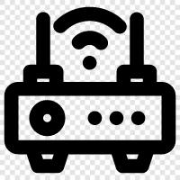 Netzwerk, Access Points, ADSL, Wireless symbol