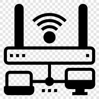 networking, wifi, routers, modem icon svg