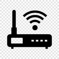 networking, networking gear, WiFi, Ethernet icon svg