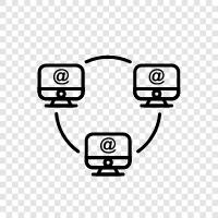 networking equipment, networking services, networking software, networking security icon svg