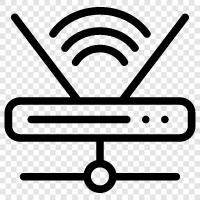 networking, ADSL, WAN, LAN icon svg